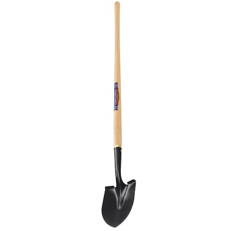 Truper Truper Tru-Tough 54.25 in. Steel Round Garden Shovel Wood Handle PRL-CG